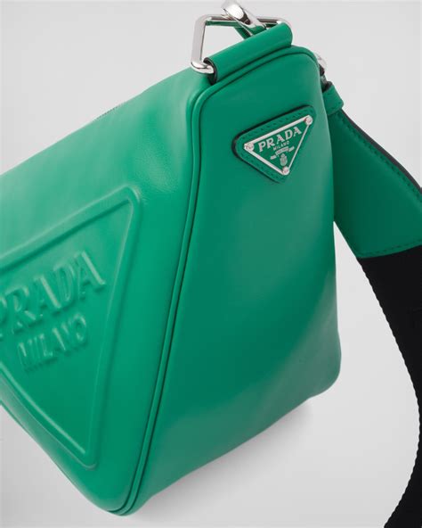 prada triangle tote bag|prada triangle leather shoulder bag.